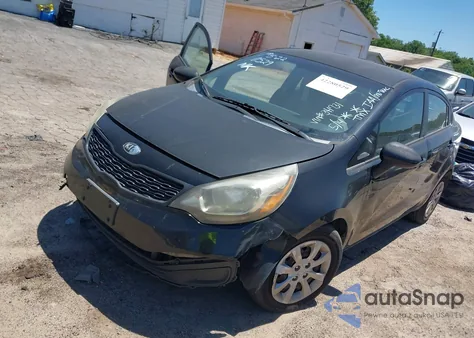 2014 Kia Rio Lx из США, поврежденный, VIN KNADM4A30E6341731